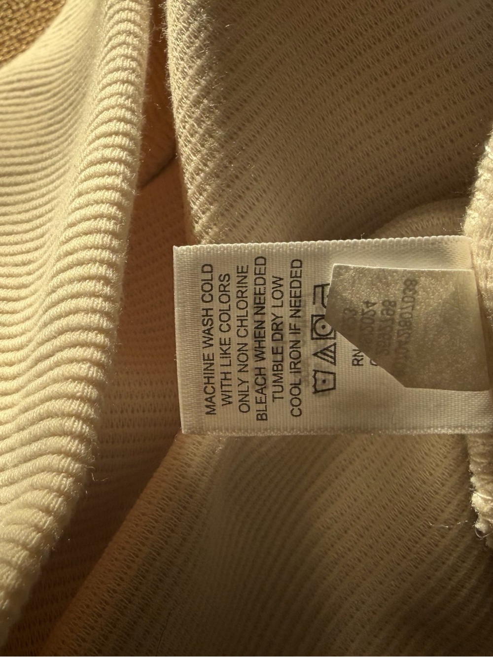 Maurices Women's Zip Collar Pullover in Light Beige - Picture 6 of 6